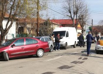 Accident rutier pe strada Mihăiță Filipescu din Alexandria