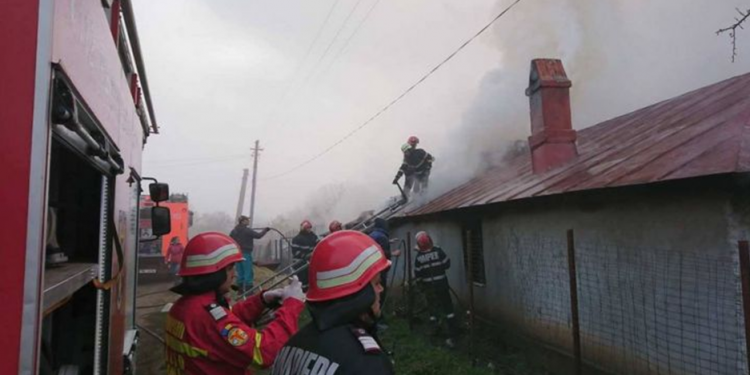 Incendiu la Tîrnava