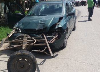 Un copil de doi ani a fost rănit într-un accident de circulație