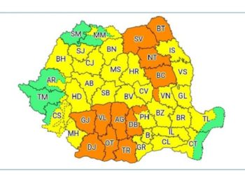 COD PORTOCALIU de precipitații și instabilitate atmosferică, în Teleorman