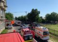 Accident Buzescu: patru persoane au ajuns la spital