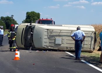 Accident rutier la Furculești, pe DN 52