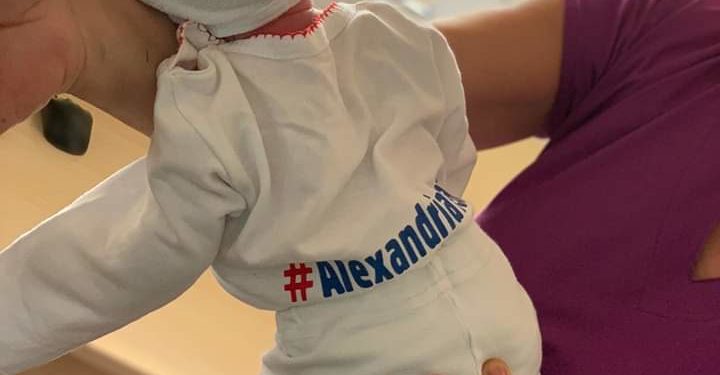 Cel mai tânăr cetățean din Alexandria este o fetiță