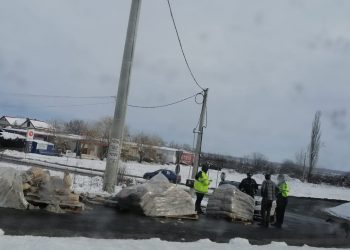 Accident pe DE 70, la intrare în Roșiorii de Vede