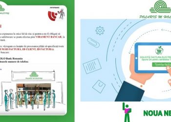 Plata prin virament bancar și facturi on-line la cerere, de la Polaris
