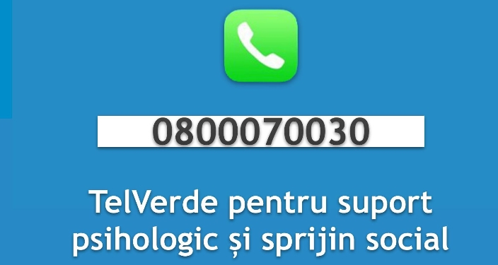 TelVerde pentru suport psihologic și sprijin social
