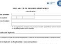 Noua declarație pe propria răspundere necesară pentru a ieși din localitate în perioada stării de alertă
