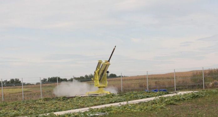 Rachete antigrindină lansate în Teleorman