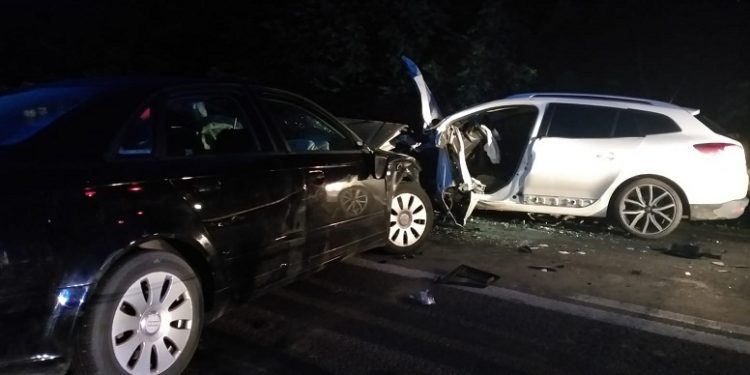 Accident soldat cu șase răniți, pe DN 6 (DE 70), în Drăgănești Vlașca