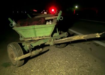 Patru răniți într-un accident din cauza unei căruțe nesemnalizată