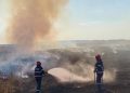 ISU Teleorman: 40 de incendii de vegetație uscată, gunoi menajer și miriști, în numai trei zile