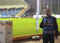 Jandarmii asigură măsurile de ordine publică la meciul de fotbal dintre AFC Turris Oltul Turnu Măgurele și Universitatea Cluj