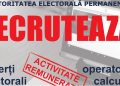 AEP recrutează experți electorali și operatori de calculator
