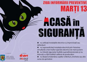 „Ghinionul” poate fi prevenit! Ziua Informării Preventive – Marți, 13