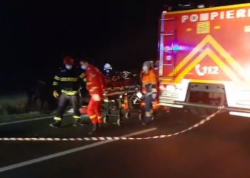 Accident pe DE 70, între o mașină și o căruță