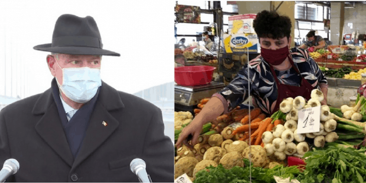 „Se redeschid piețele” – program de fidelizare electorală marca PNL, promovat de Klaus Iohannis