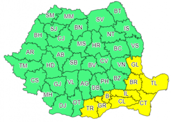 Atenție! Sunt anunțate ninsori abundente în Teleorman