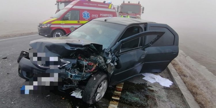 Accident grav pe centura ocolitoare a Alexandriei [galerie foto]