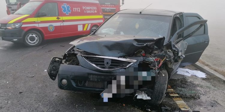 Accident grav pe centura ocolitoare a Alexandriei [galerie foto]