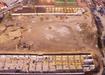 Stadion cu 5.500 de locuri în Alexandria. Lucrările sunt în plină desfășurare