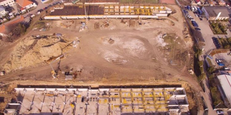 Stadion cu 5.500 de locuri în Alexandria. Lucrările sunt în plină desfășurare