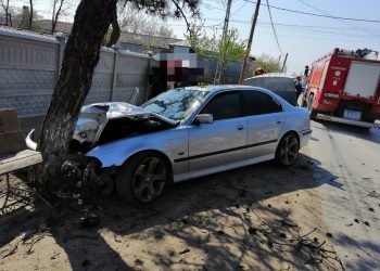 Au scăpat cu viață după ce ai intrat cu mașina într-un copac [Foto]