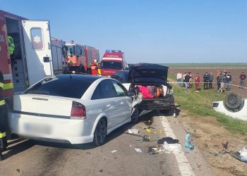 Accident pe DE 70. Traficul este blocat