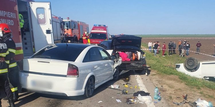 Accident pe DE 70. Traficul este blocat