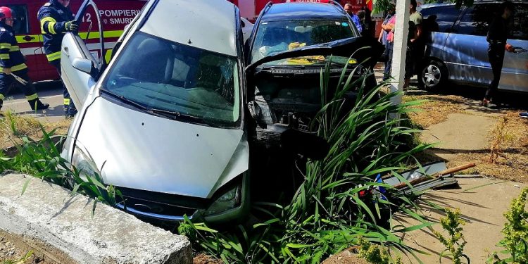 Bătrân rănit în urma unui accident de circulație [Foto]