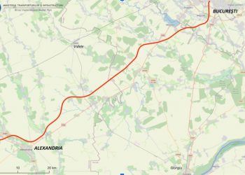 S-a lansat licitația pentru proiectarea drumului de mare viteză București – Alexandria
