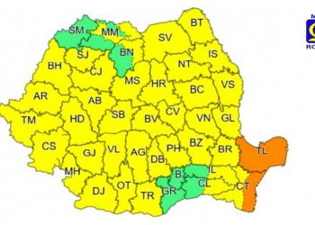 Atenție! Județul Teleorman sub incidența unui cod galben de ploi