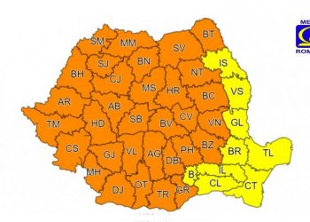Atenție! Cod portocaliu de ploi și vijelii