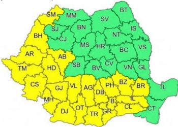 Atenție! Cod galben de caniculă