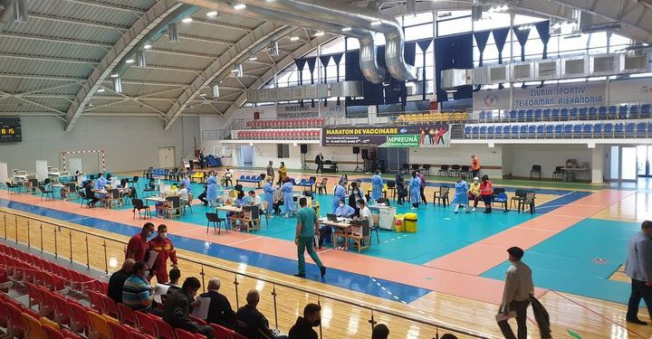 Maraton de vaccinare – prima doză sau rapel, la Sala Polivalentă din Alexandria, între 4 și 6 iunie