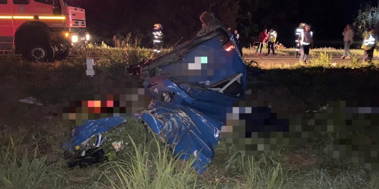 Planul roșu de intervenție a fost activat noaptea trecută. Cinci persoane și-au pierdut viața într-un accident de circulație pe DE 70 [FOTO]