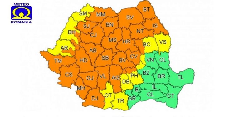 Instabilitate atmosferică în Teleorman