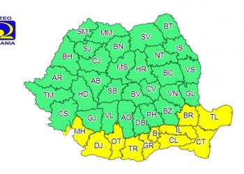 Am scăpat de codul portocaliu de caniculă. Rămânem sub incidența celui galben