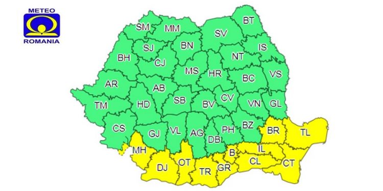 Am scăpat de codul portocaliu de caniculă. Rămânem sub incidența celui galben