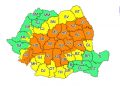 Județul Teleorman se află sub incidența unui cod galben de precipitații și instabilitate atmosferică