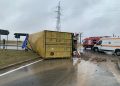 Accident rutier la intersecția DE 70 cu DJ 612 A, în zona municipiului Roșiorii de Vede [VIDEO]