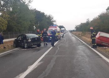 Cinci persoane rănite în urma unui accident petrecut la Drăgănești-Vlașca