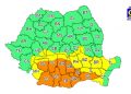 Cod portocaliu de precipitații în Teleorman