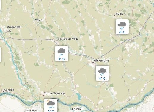 Prognoza meteo pentru luna decembrie, în Teleorman. Cum va fi vremea de sărbători