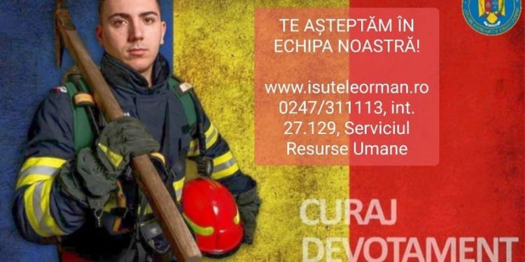 I.S.U. Teleorman scoate la concurs două posturi de ofițer. Condițiile de înscriere