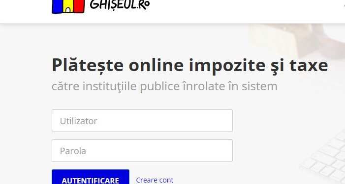 Taxele și impozitele pot fi achitate de cetățenii din Alexandria prin intermediul platformei ghiseul.ro