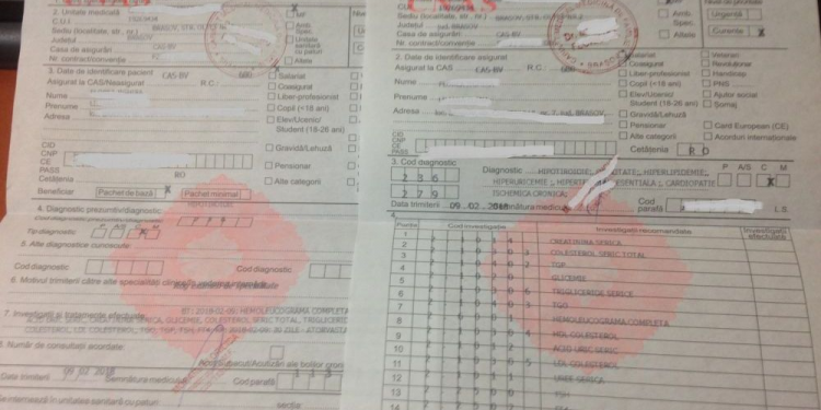 CNAS: Unele bilete de trimitere, dar și alte documente medicale își pierd valabilitatea din 31 martie