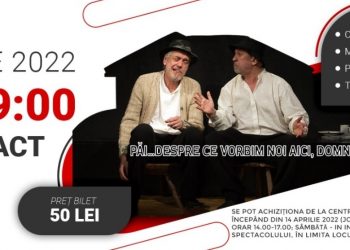 Piesa de teatru „Păi… despre ce vorbim noi aici, domnule?”, cu Marcel Iureş şi George Mihăiţă, se joacă la Alexandria