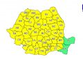 Alertă meteo. Teleorman, sub cod galben de vreme rea