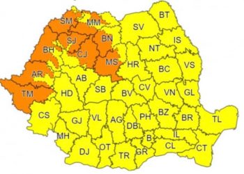 Atenționare meteorologică: Trei zile de vreme caniculară în Teleorman