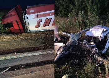 Accident teribil pe E70. O familie cu trei copii și-a pierdut viața